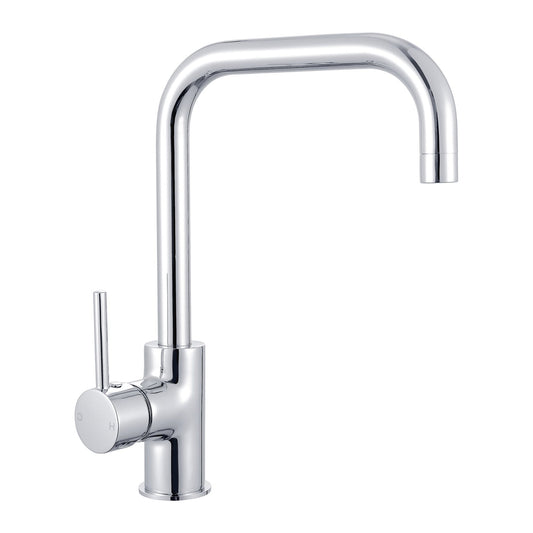 Nero NR250806CH Dolce Square Shape Kitchen Mixer - Chrome