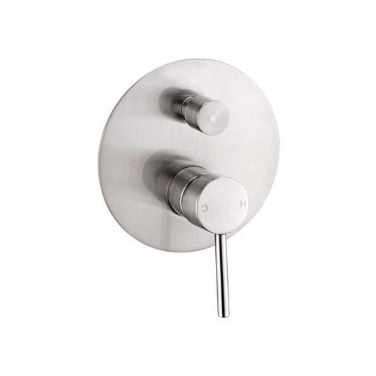 Nero NR250811ABN Dolce Shower / Bath Mixer with Diverter - Brushed Nickel