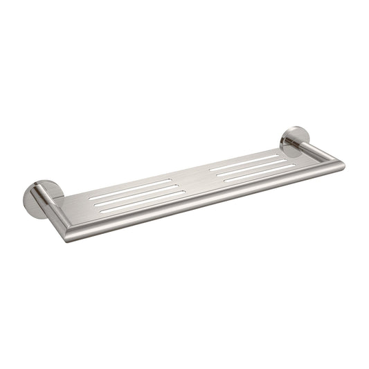Nero NR3687ABN Dolce Metal Shower Shelf 450mm - Brushed Nickel