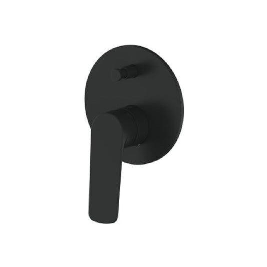 Greens Novi Shower Mixer with Diverter, PVD Matte Black, 24203590MB