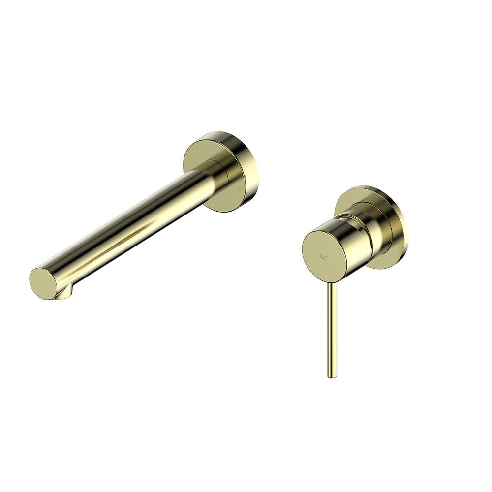 Greens Maci Wall Basin Mixer, Brushed Brass, 212025206