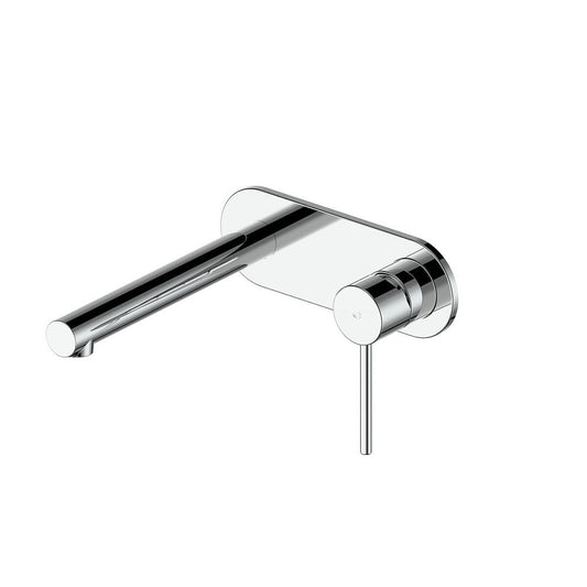 Greens Maci Wall Basin Mixer with Plate, Chrome, 212025210
