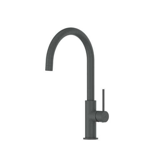 Greens Maci Gooseneck Sink Mixer, PVD Gunmetal, 21202549