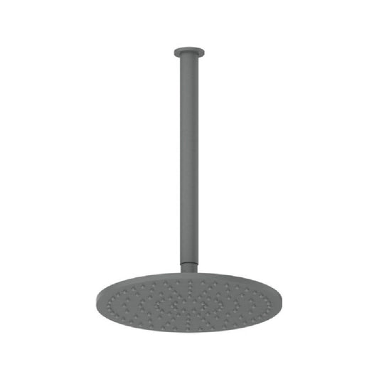 Greens Lavish Brass Ceiling Shower, PVD Gunmetal, 239101GM