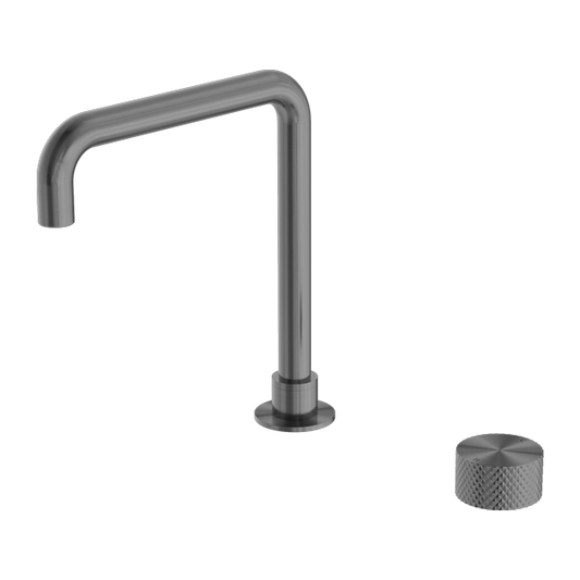 Nero NR252001AGR Opal Progressive Tall Basin Mixer Set - Gunmetal Grey