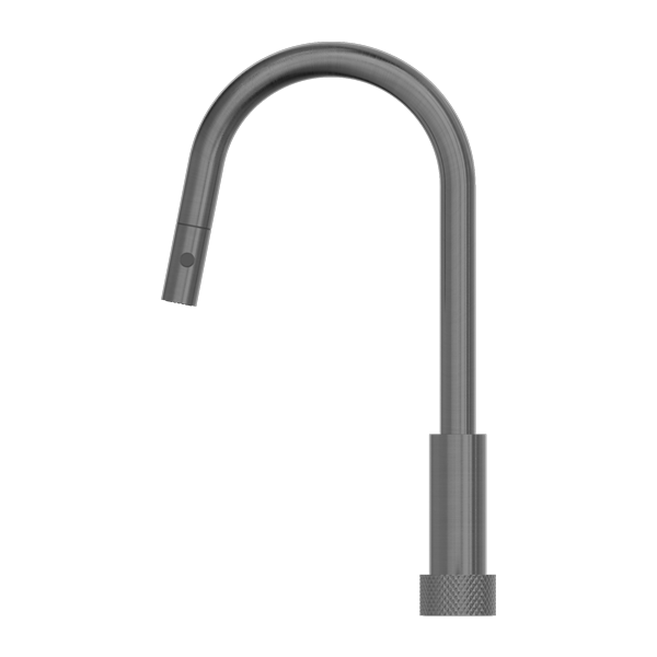 Nero NR252008GR Opal Progressive Pull Out Kitchen Mixer - Gunmetal Grey