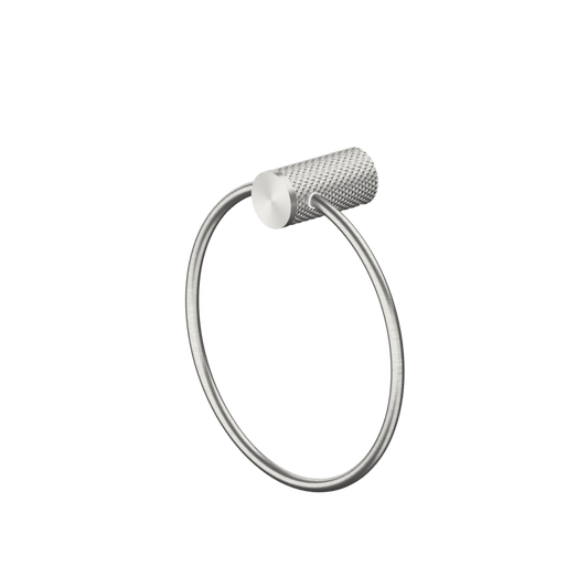 Nero NR2580aBN Opal Towel Ring - Brushed Nickel