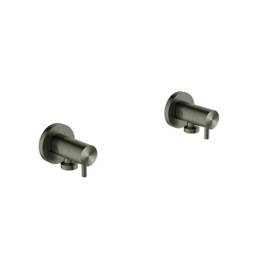 Nero NR262109dGM Washing Machine Tap Set - Gunmetal Grey