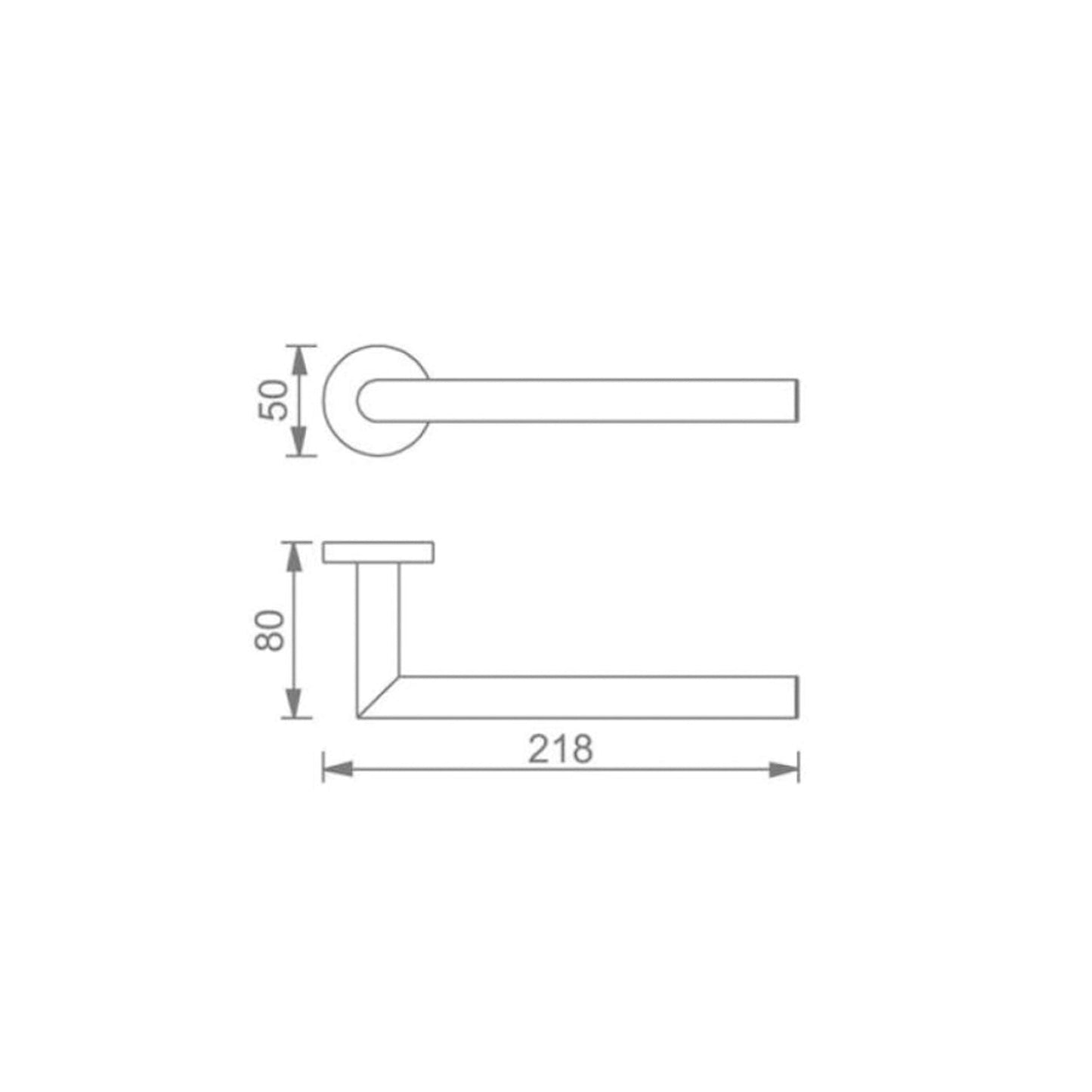 Nero NR3680CH Dolce Hand Towel Holder - Chrome