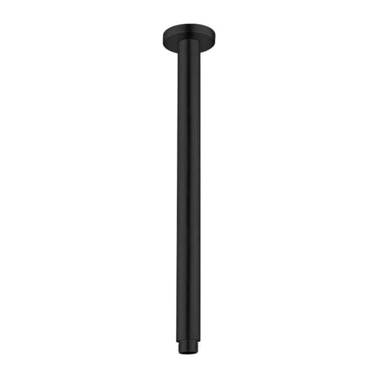 Nero NR503300MB Round Ceiling Arm 300mm - Matte Black