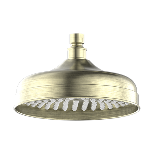 Nero NR508094AB York 200mm Shower Head - Aged Brass
