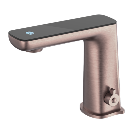 Nero NR222101BZ Claudia Sensor Mixer with Black Top Display - Brushed Bronze