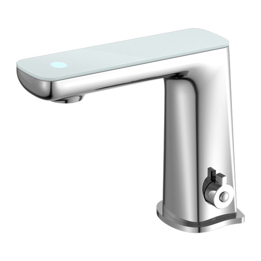 Nero NR222102CH Claudia Sensor Mixer with White Top Display - Chrome