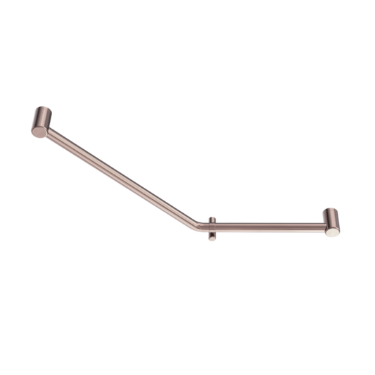 Nero NRCR3245DBZ Mecca Care 32mm Ambulant 45 Degree Bent Tube Grab Rail - Brushed Bronze