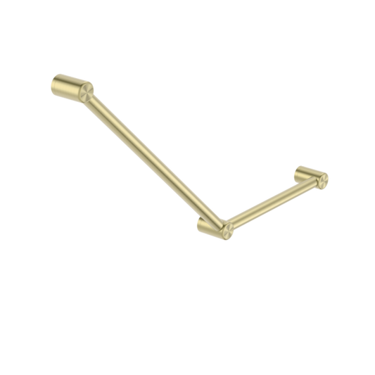 Nero Mecca Care 32mm Ambulant Toilet Grab Rail - Brushed Gold
