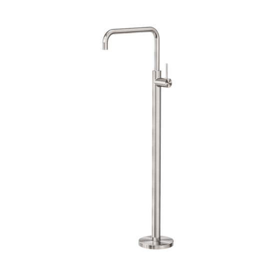 Nero NR221903BBN Mecca Freestanding Bath Mixer Square Shape - Brushed Nickel