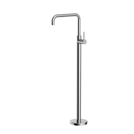 Nero NR221903BCH Mecca Freestanding Bath Mixer Square Shape - Chrome