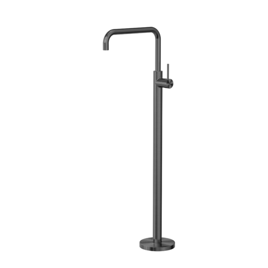 Nero NR221903BGM Mecca Freestanding Bath Mixer Square Shape - Gunmetal