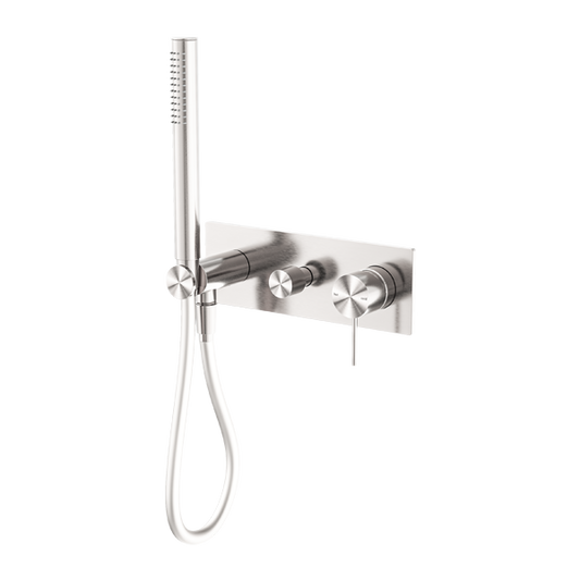 Nero NR221912EBN Mecca Shower Mixer Diverter System - Brushed Nickel