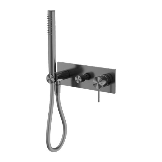 Nero NR221912EGM Mecca Shower Mixer Diverter System - Gunmetal