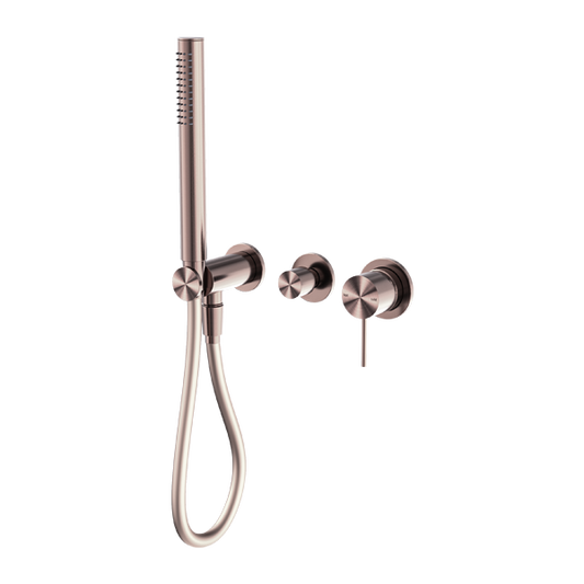 Nero NR221912FBZ Mecca Shower Mixer Diverter System (Separate Back Plate) - Brushed Bronze
