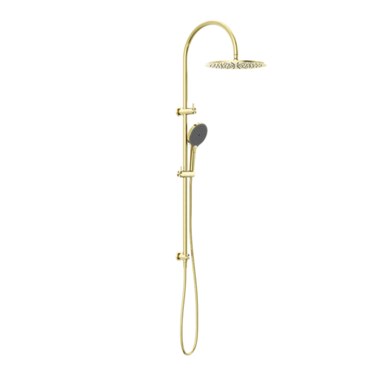 Nero NR221905HBG Mecca Twin Shower with Air Shower II - Brushed Gold