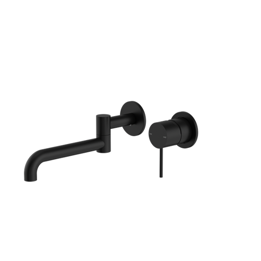 Nero NR221910RMB Mecca Wall/Basin Bath Mixer Swivel Spout - Matte Black