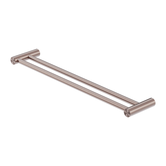 Nero ZEN SS316L Double Towel Rail - Brushed Bronze