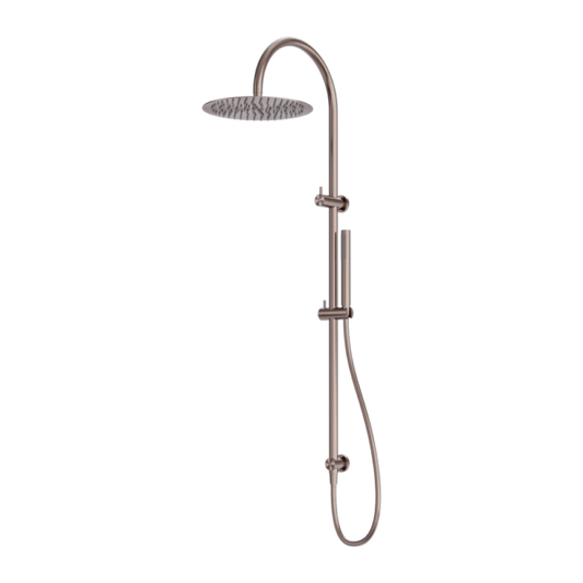 Nero ZEN SS316L Twin Outdoor Outdoor Shower - Brushed Bronze