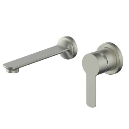 Greens Astro Ii Wall Basin Set, PVD Brushed Nickel, LF251370BN