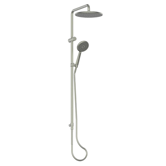 Greens Rocco Twin Rail Shower, PVD Brushed Nickel, 18790BN
