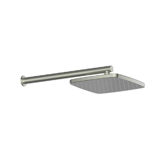 Greens Glide Syntra Rainboost Wall Shower, PVD Brushed Nickel, 67300BN