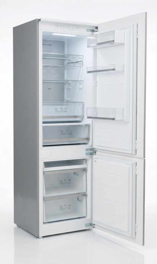 Kleenmaid CRZ27011 Integrated Top Mount Refrigerator with Bottom Mount Freezer