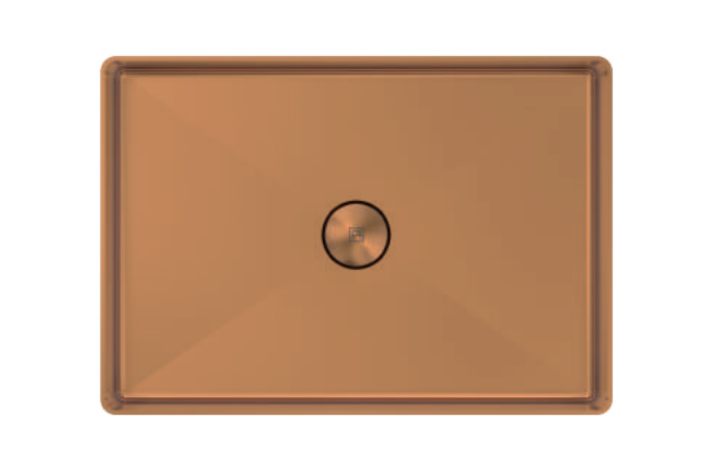 Gareth Ashton 304REC-CO Rectangle 304 Stainless Steel Basin Artisan Copper