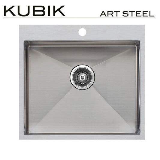 Kubik Artsteel ART5350r15 stainless steel sink