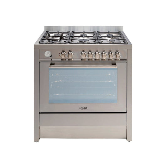 Euro Appliances EMD900FX 90cm Stainless Steel Dual Fuel Stove