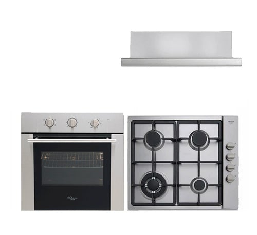 60cm Oven, Cooktop and Rangehood Package No.3