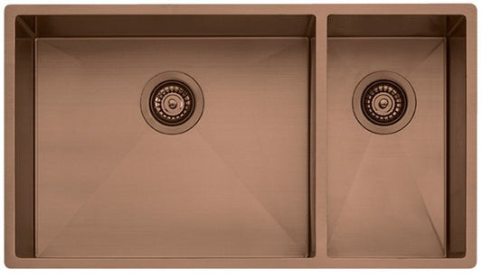 Oliveri SB35CU Spectra Top or Undermount 1 and 1/2 Bowl Copper Sink