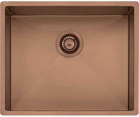 Oliveri SB50CU Spectra Top or Undermount Single Bowl Copper Sink