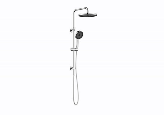 The Gabe Twin Shower With Rail Chrome T7808CP