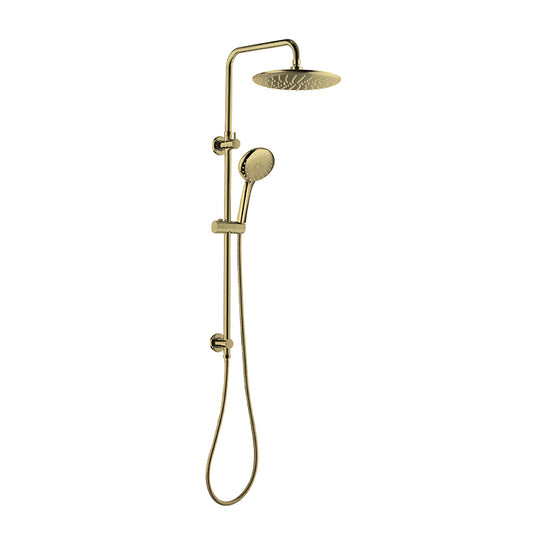 Loui Twin Shower With Rail Brushed Gold T9088BG