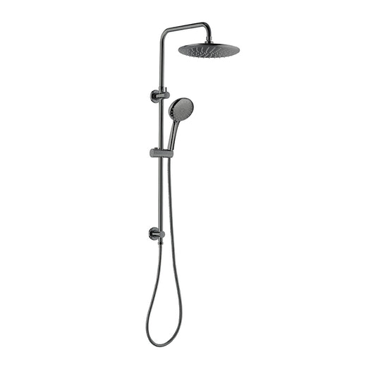 Loui Twin Shower With Rail Brushed Nickel T9088BN