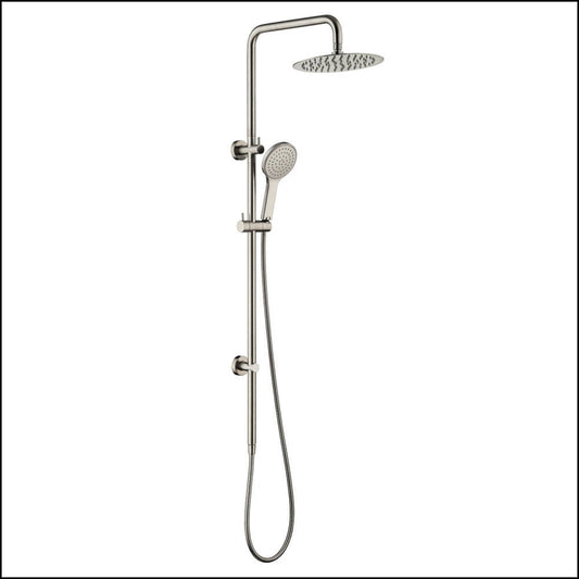 Fienza Kaya Brushed Nickel Twin Shower 455109Bn Showers