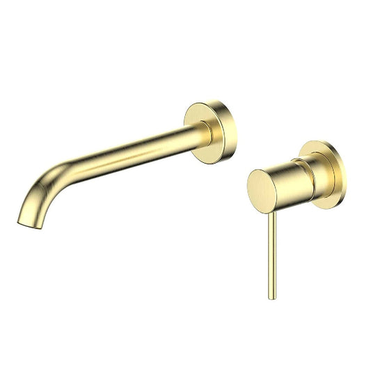 Greens Gisele Wall Basin Mixer, PVD Brushed Brass, 18402526