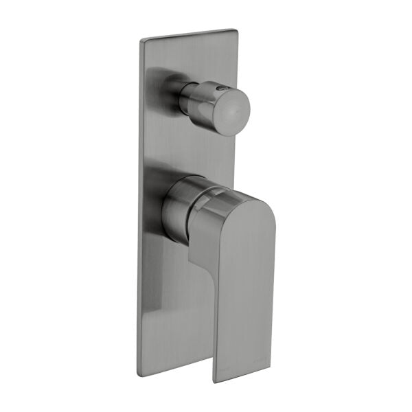 Nero NR321511AGM Bianca Shower / Bath Mixer with Diverter - Gunmetal Grey