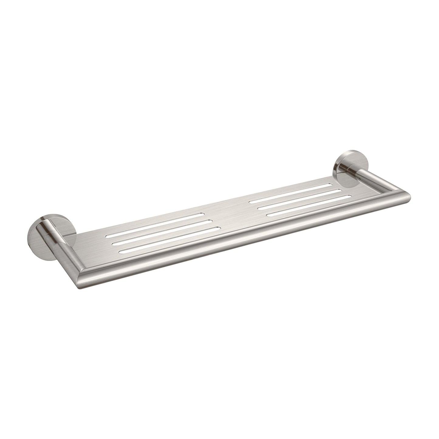 Nero NR3687ABN Dolce Metal Shower Shelf 450mm - Brushed Nickel