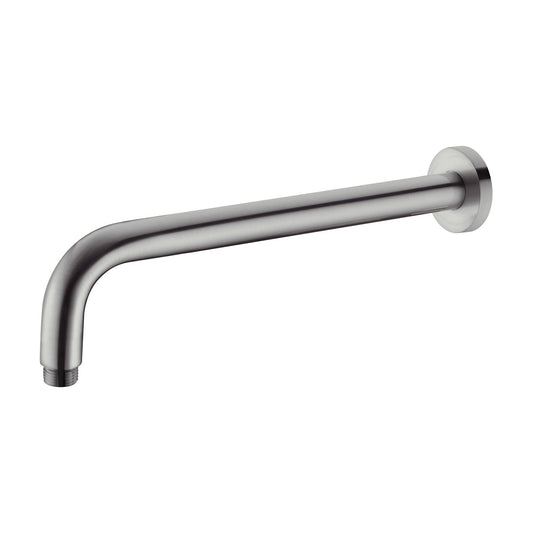 Nero NR502GM Round Wall Shower Arm - Gunmetal Grey