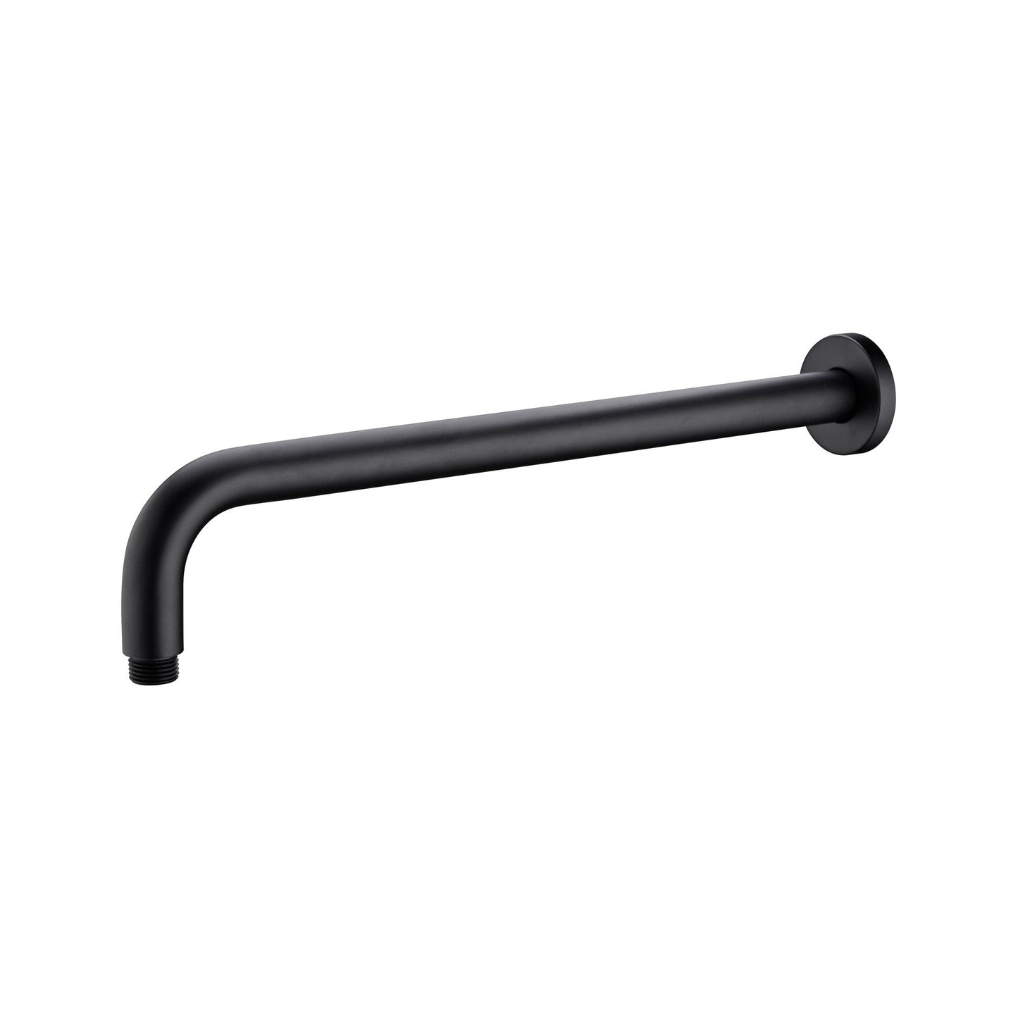 Nero NR502MB Round Wall Shower Arm - Matte Black