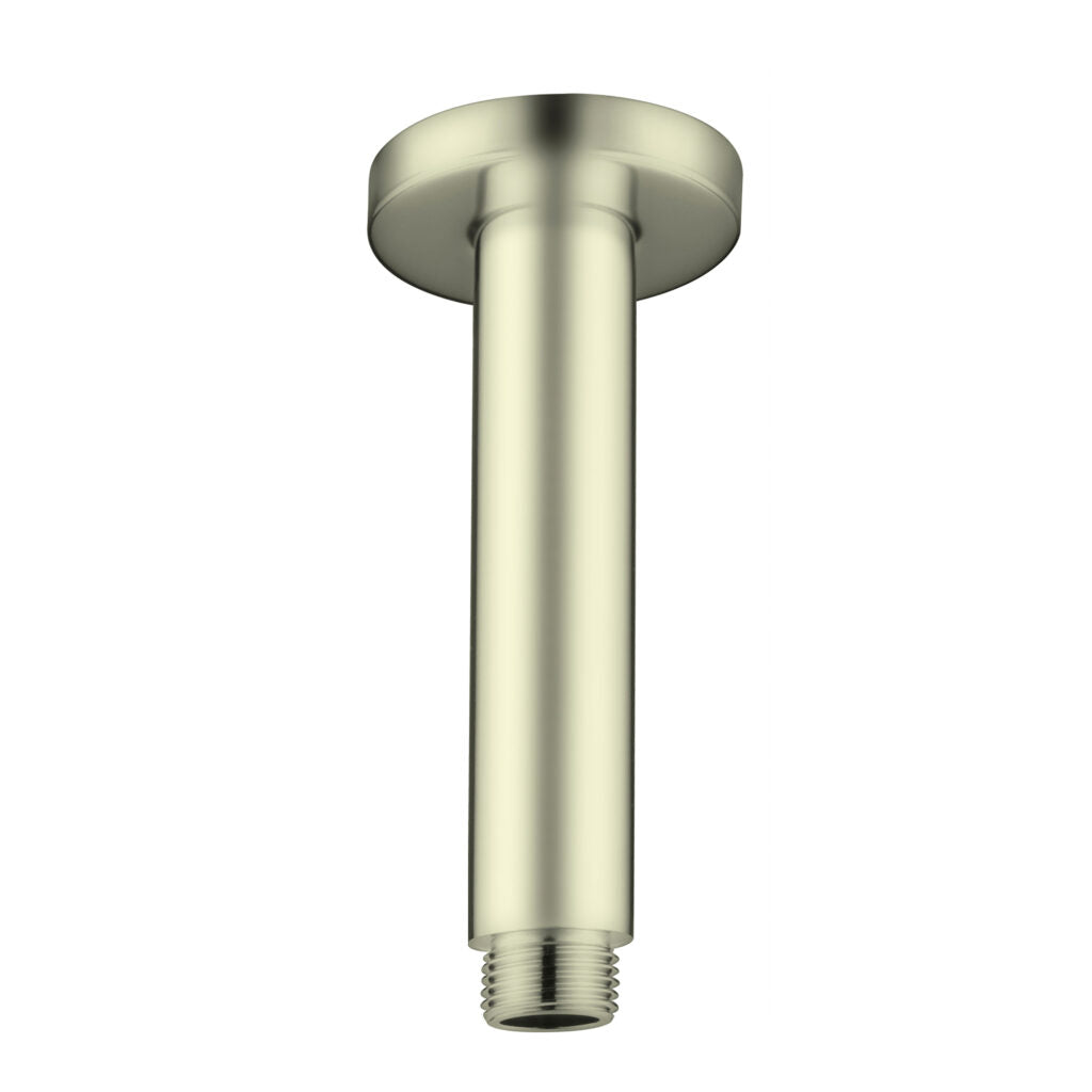 Nero NR503100BG Round Ceiling Arm 100mm - Brushed Gold