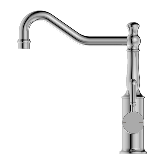Nero York Kitchen Mixer Hook Spout - Chrome